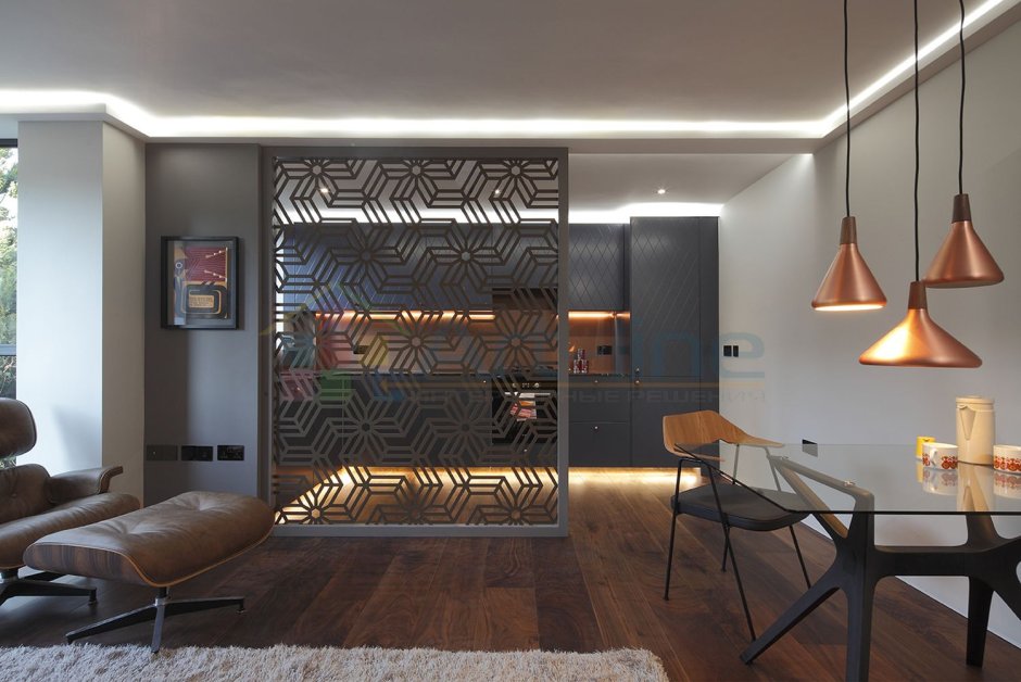 Перегородка из сетки