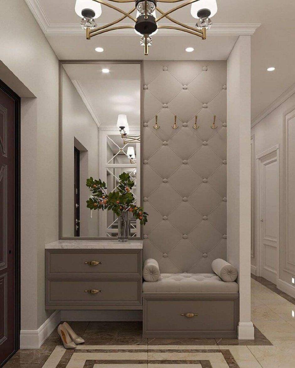 Прихожая в хрущевке в однокоме