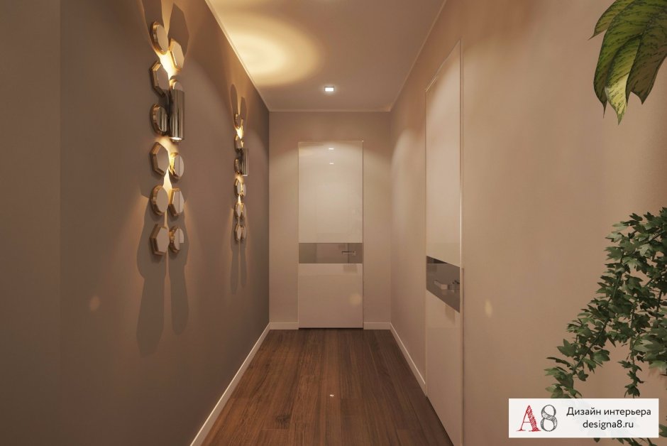 Узкая прихожая в брежневке