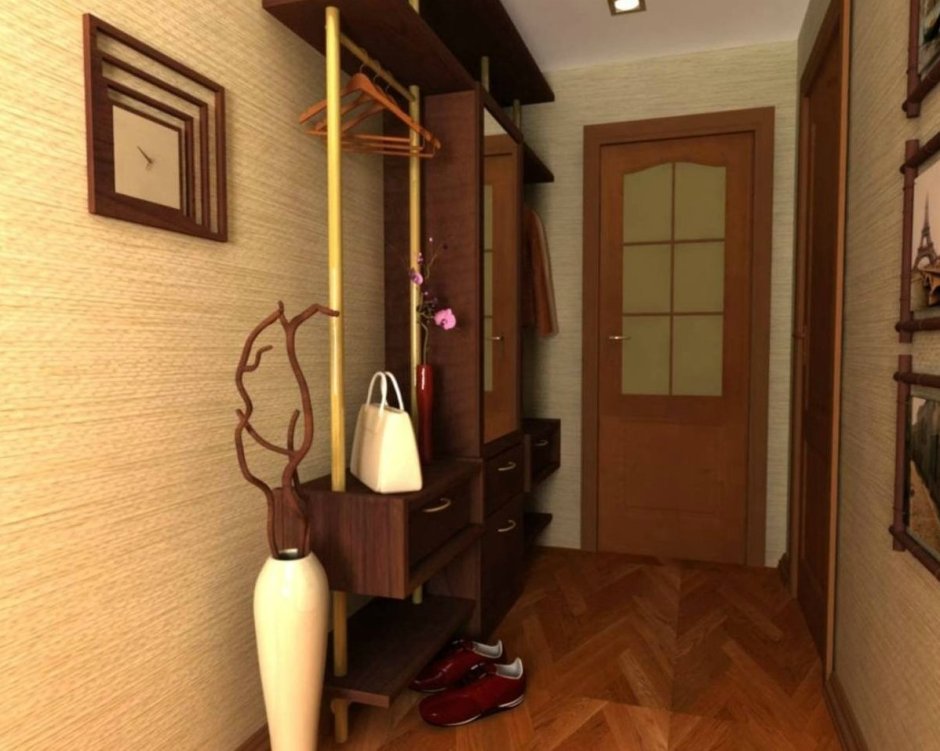 Шкаф в узкую прихожую в хрущевке