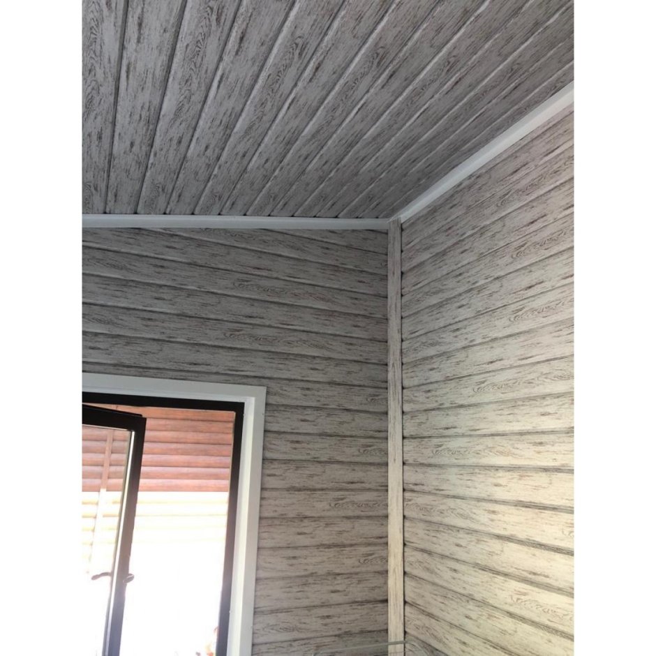 Сайдинг экостиль l брус белёный дуб