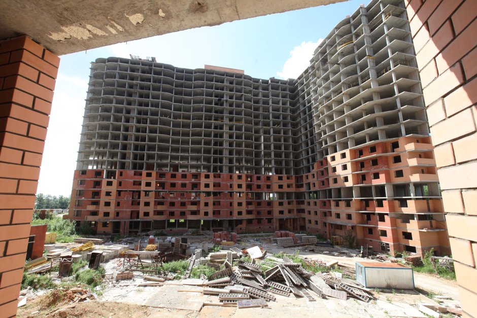 Недостроенный коттедж