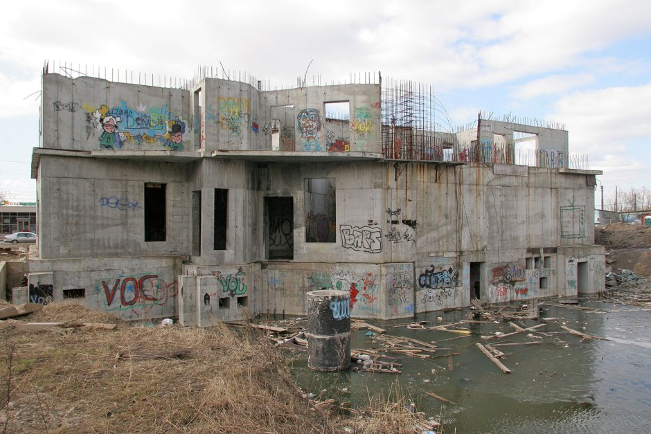 Недостроенный коттедж