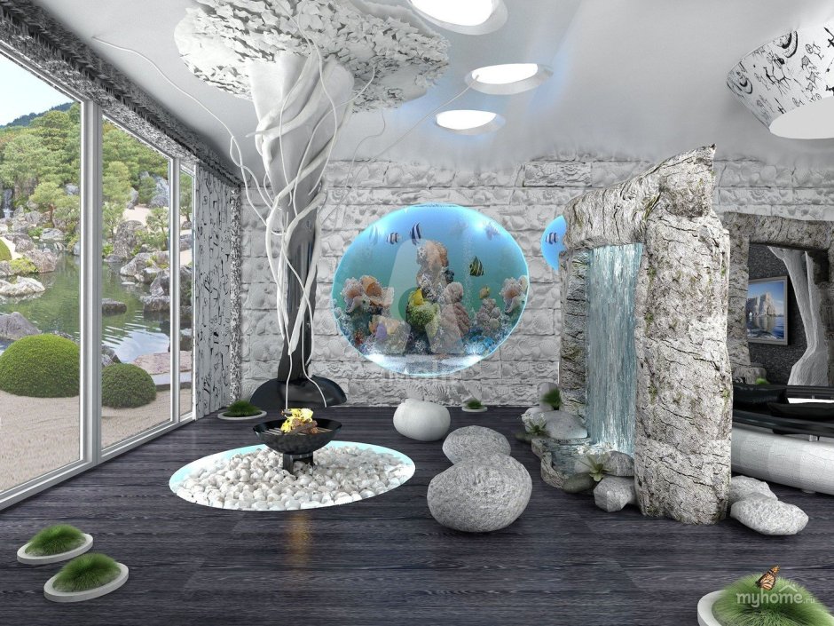 Бионика стиль в интерьере