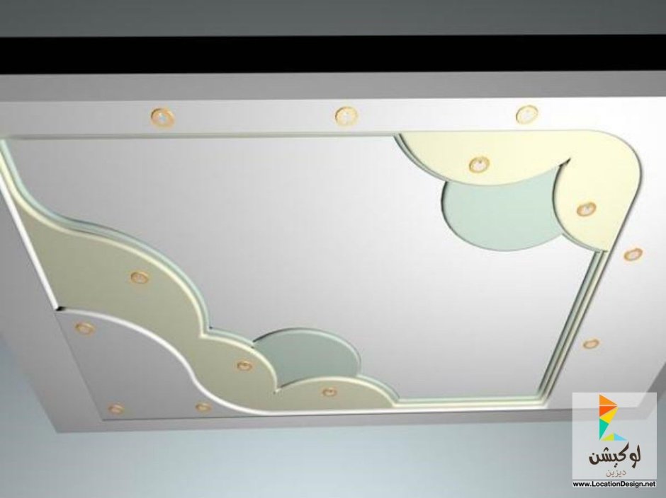 Фигурный потолок в детской