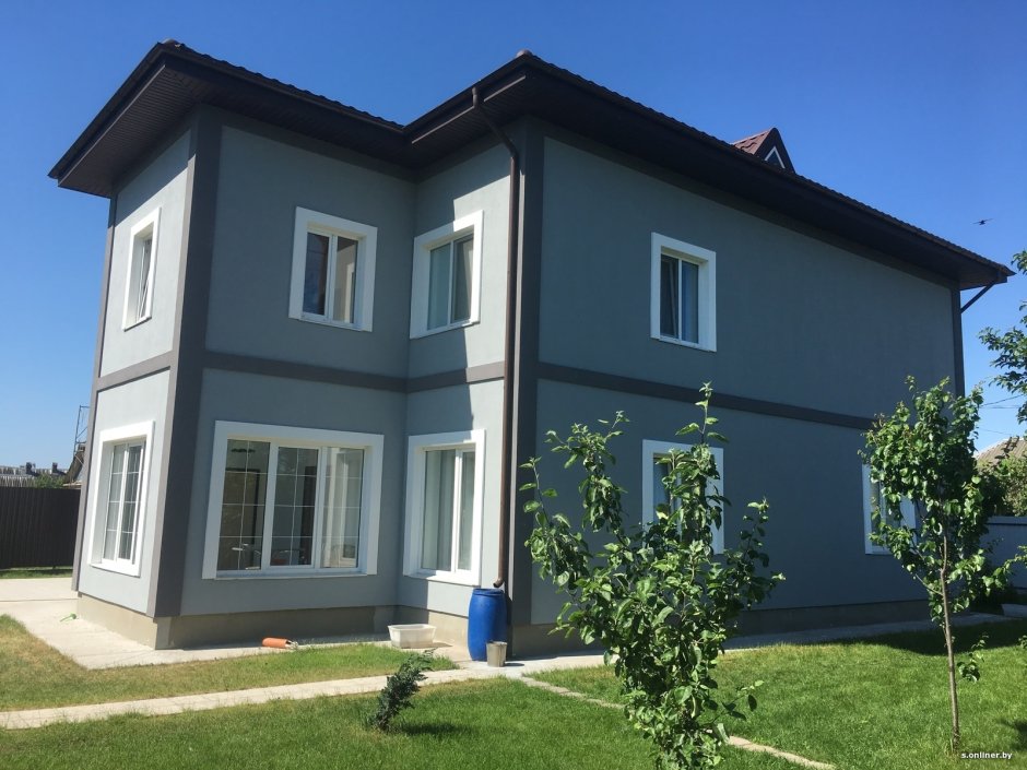 Фасадная штукатурка под шубу