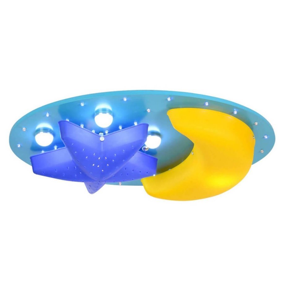 Люстра Aura 2758/6 CR+BK+GD