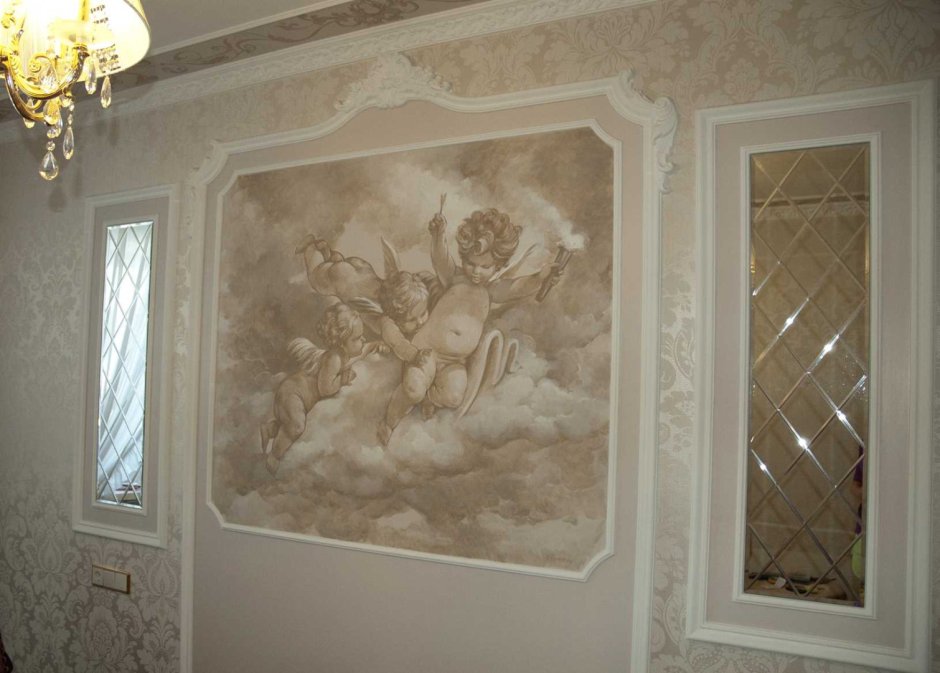 Фреска в рамке