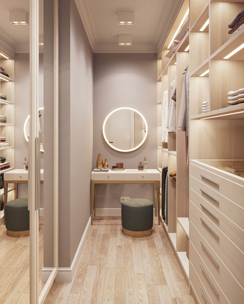 Ванная совмещенная с гардеробной