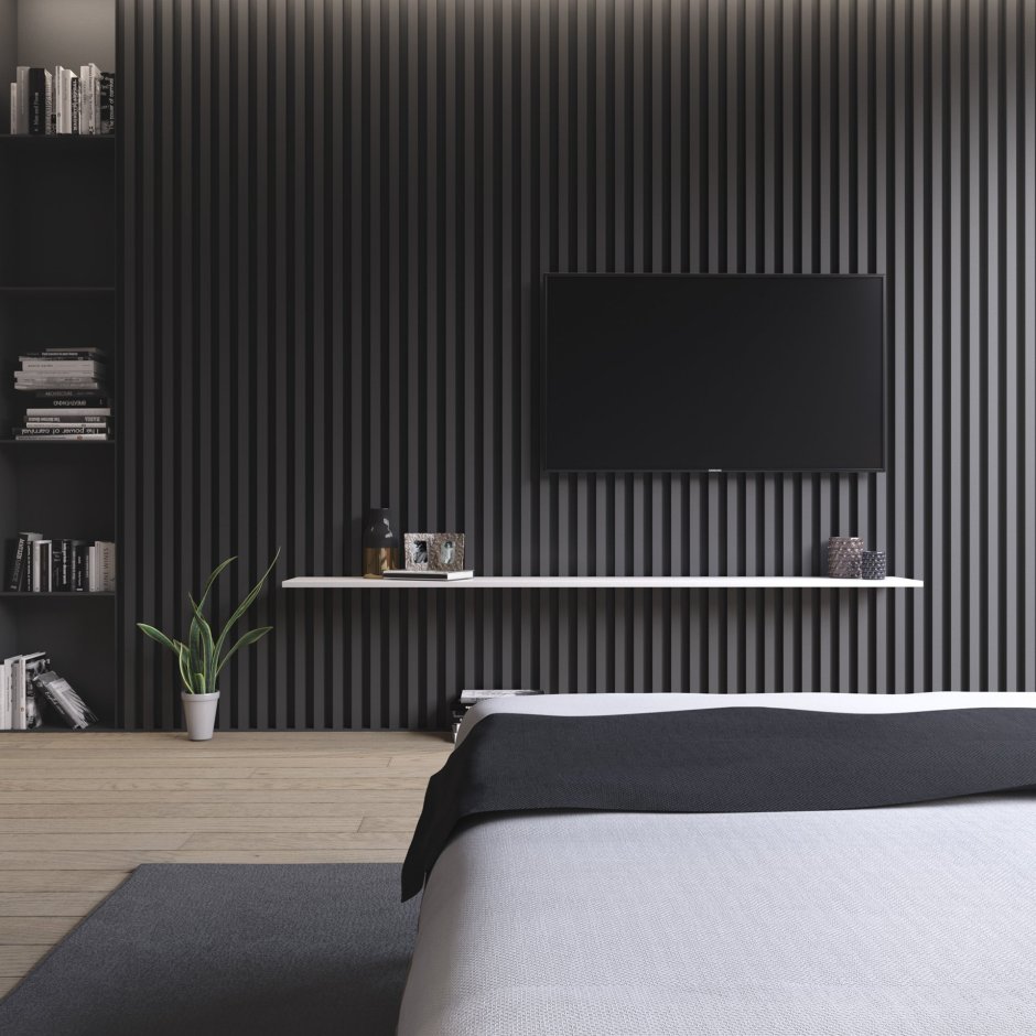 Декоративные рейки в интерьере