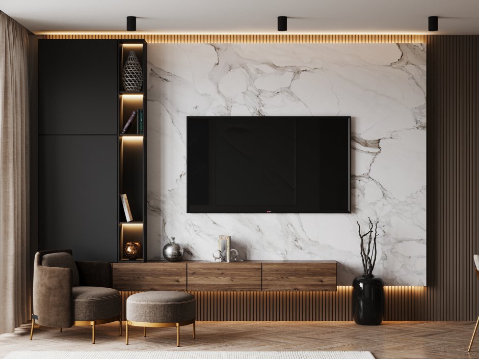 TV Wall Luxury