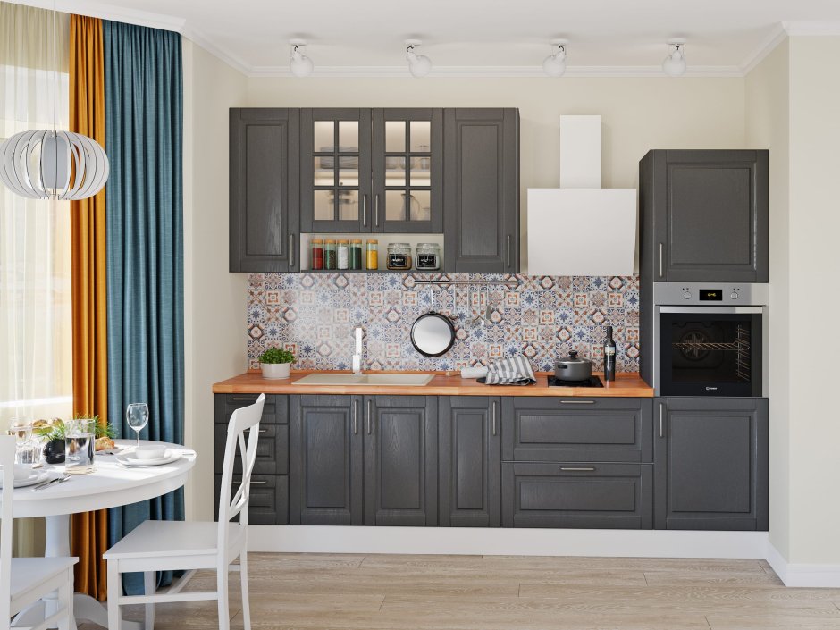 Стол с-60 кухня грей СБК