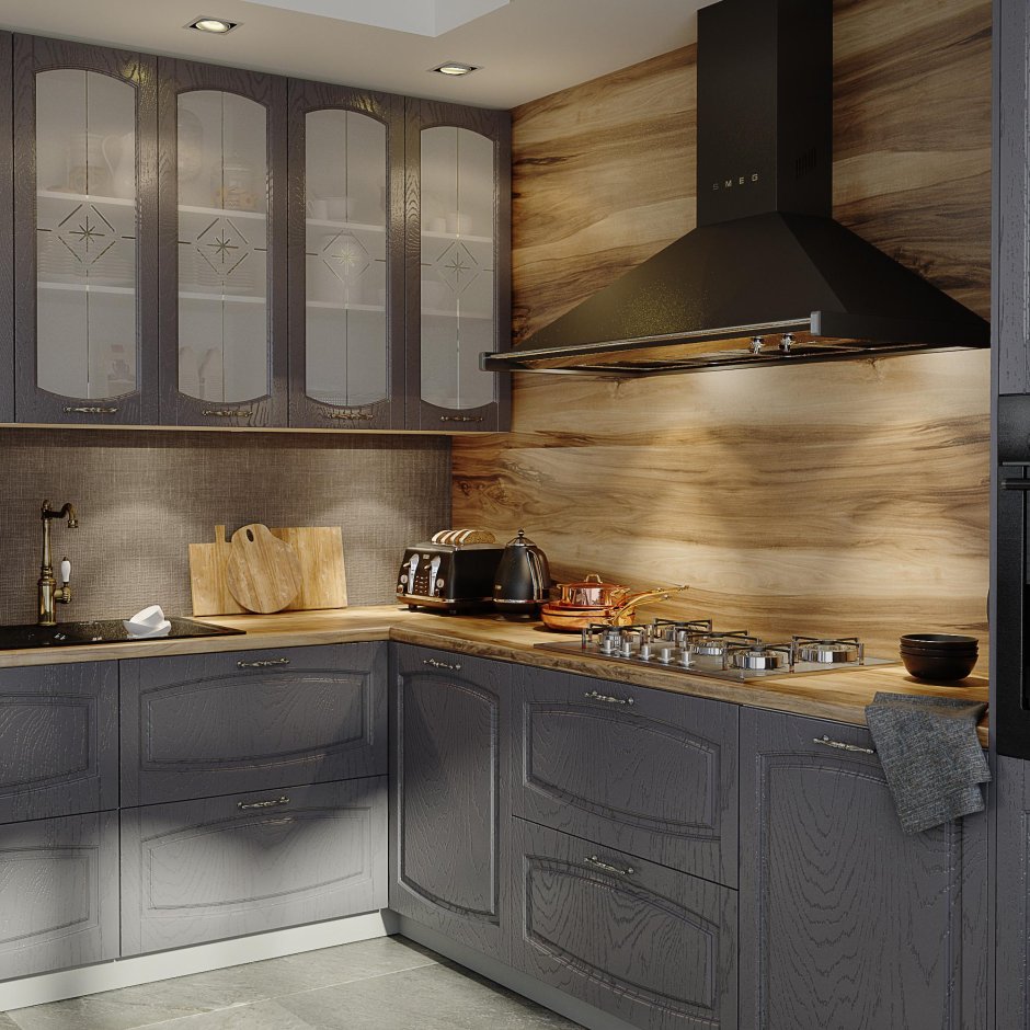 Фасад выдвижного ящика Delinia ID "Петергоф грей"