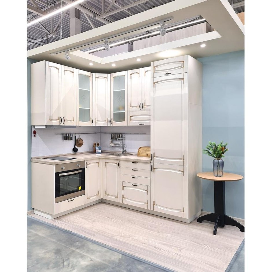 Кухня Леруа Леда серая