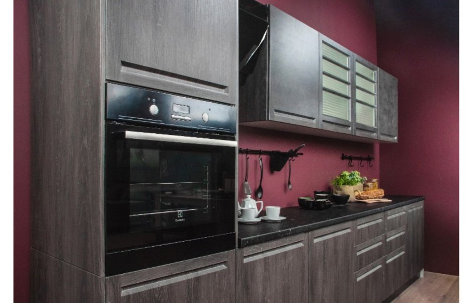 Петергоф грей кухня Леруа