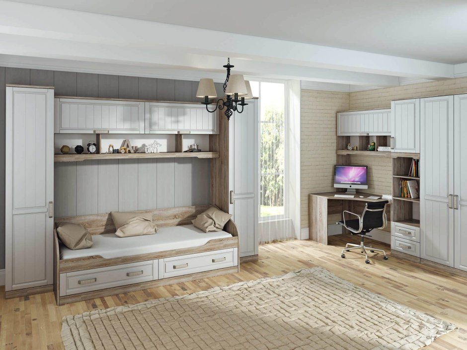 Кровать с 2-мя ящиками «Прованс» ТД-223.12.01