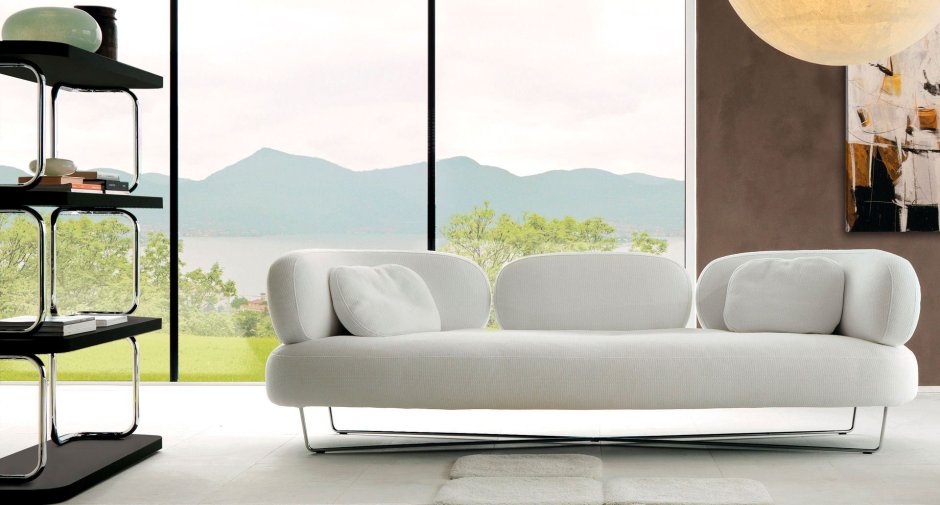 Островной диван в интерьере