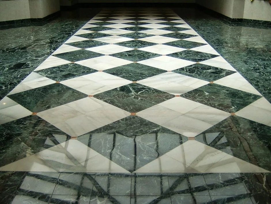 Пол из плитки