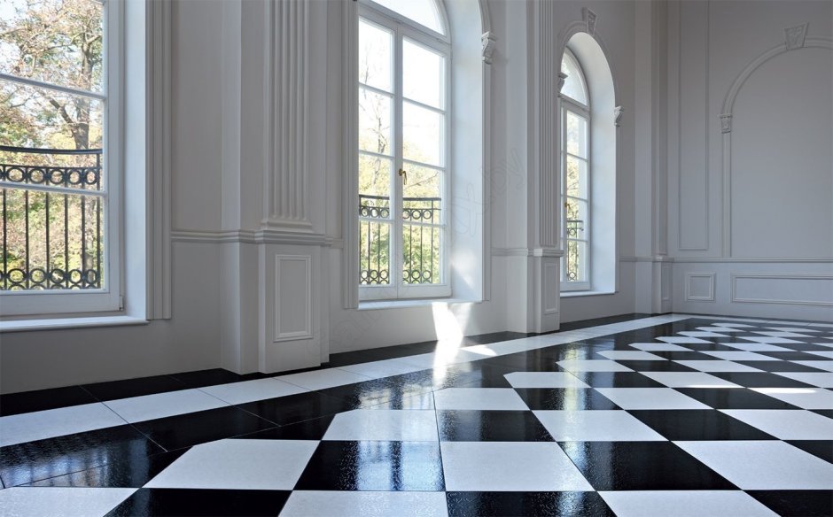 Шахматный пол