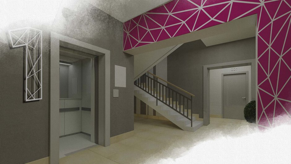 Интерьер подъезда