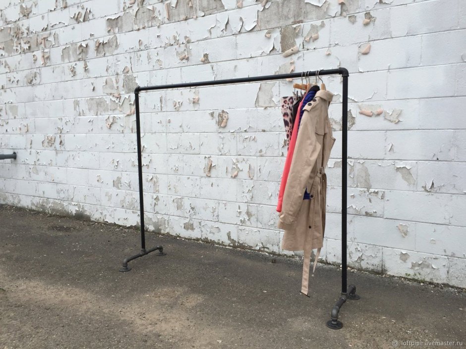 Рейл вешалка лофт