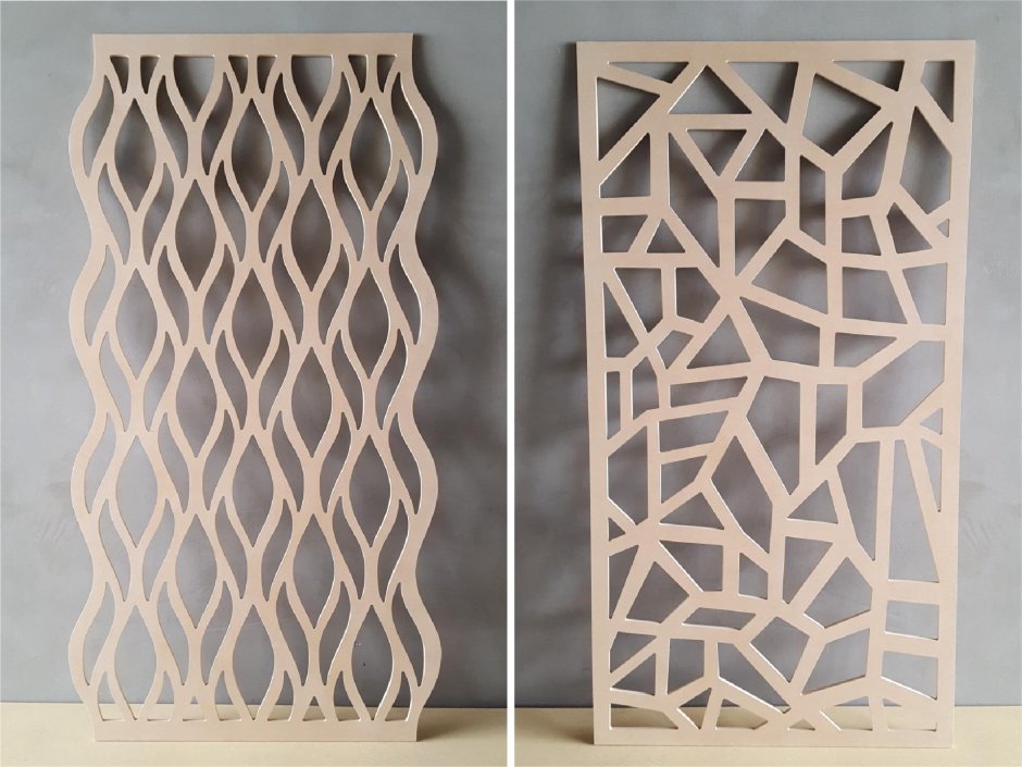 Декоративные перегородки из фанеры