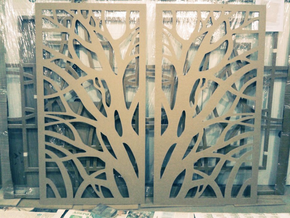 Декоративные фрезерованные панели