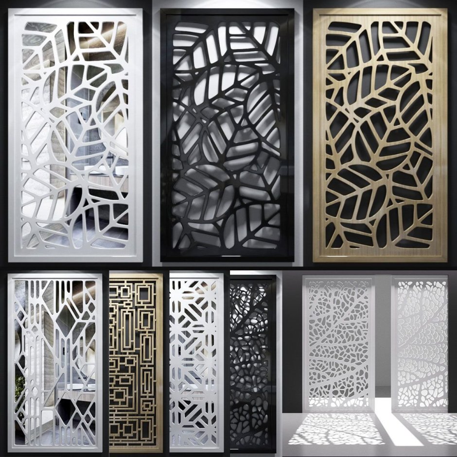 Резные панели из металла