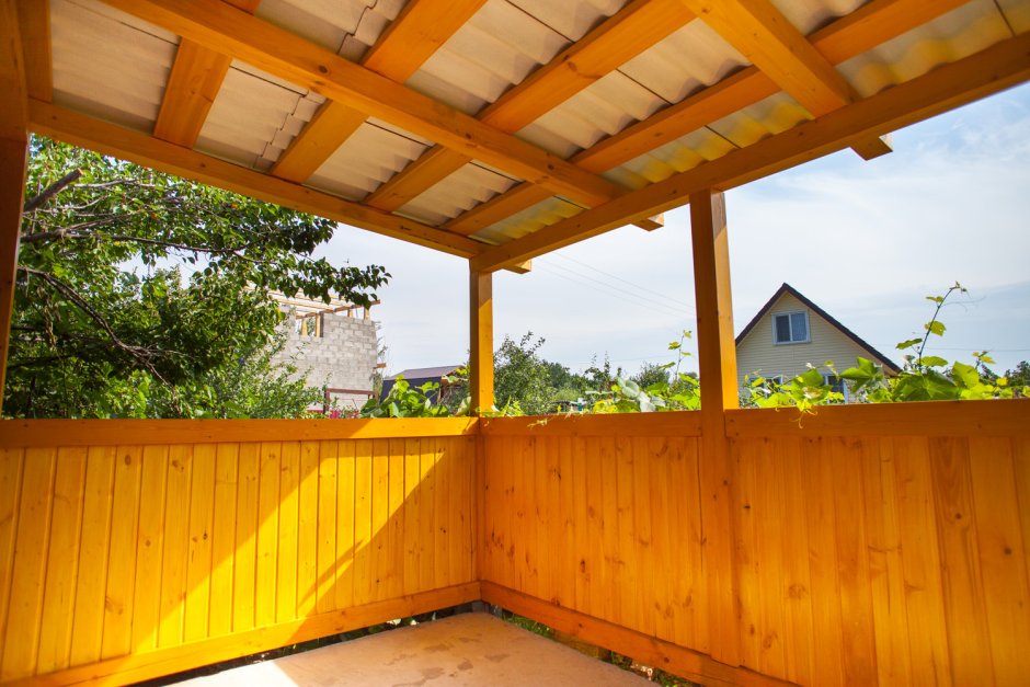 Терраса из вагонки