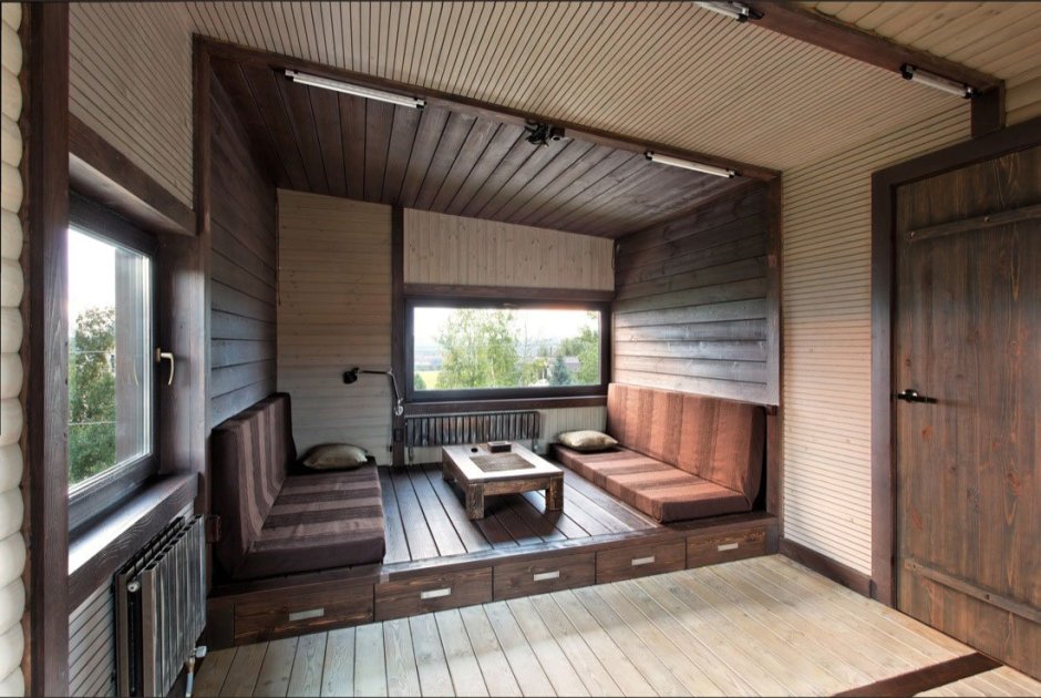 Отделка дачи внутри