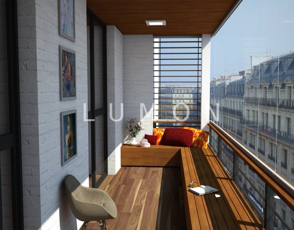 Барная стойка балкон квадратный