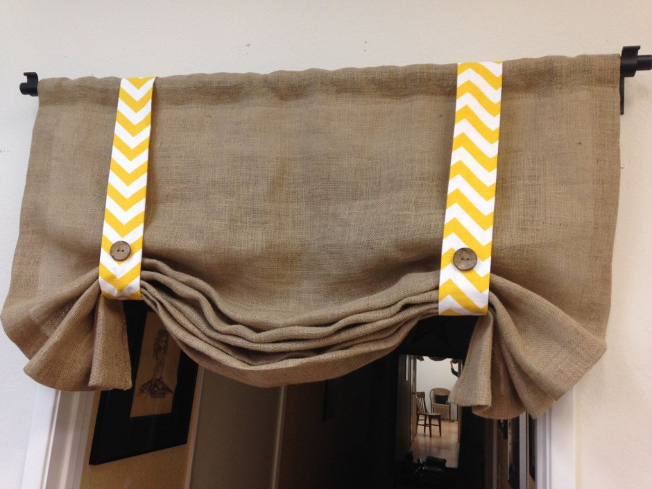 Шторы на завязках