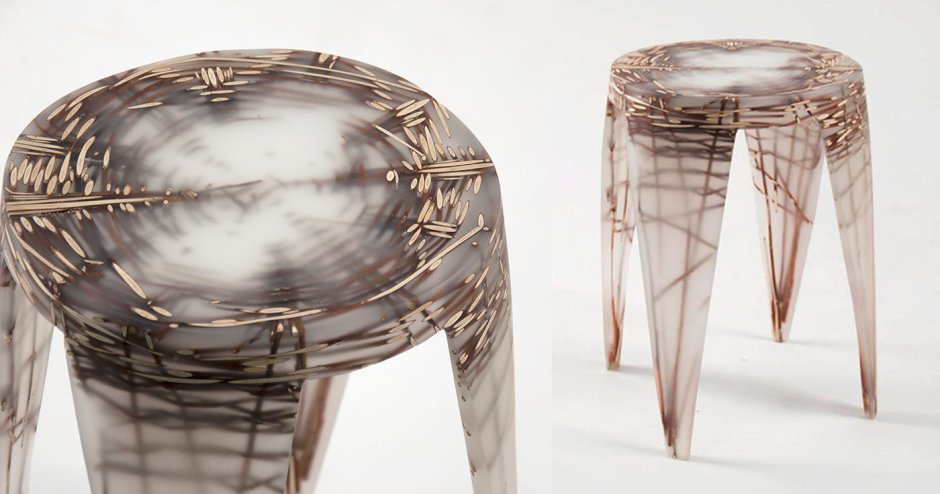 Стул из эпоксидной смолы