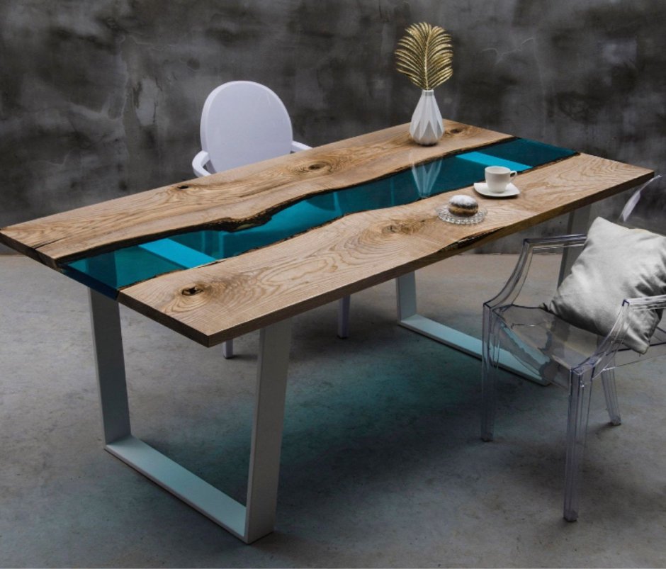 Epoxy Resin River Table