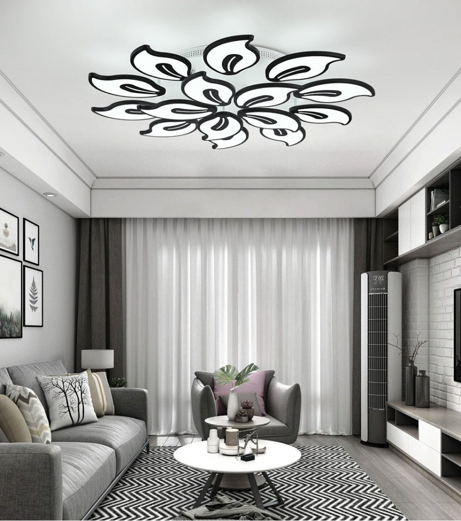 Модные люстры 2020 для гостиной