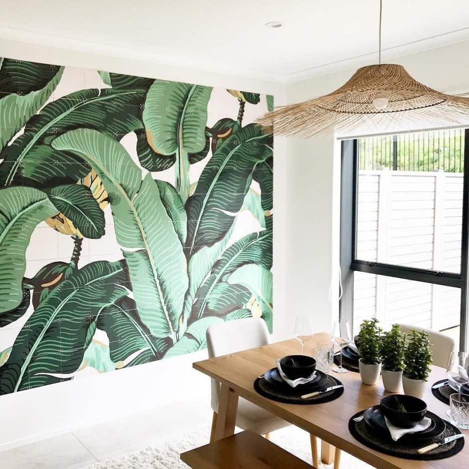 Интерьер в стиле джунгли