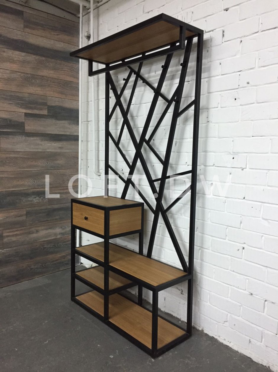 Мебель лофт вешалка в прихожую