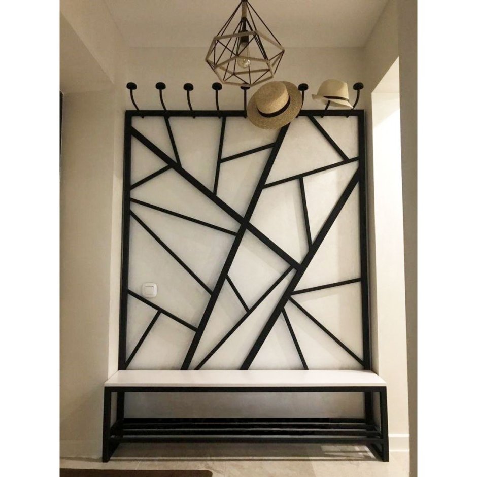 Вешалка настенная в стиле лофт