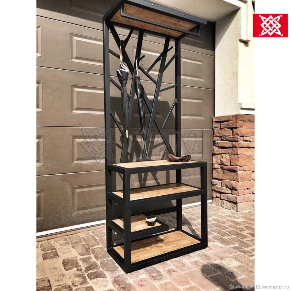 Вешалка лофт из профтрубы