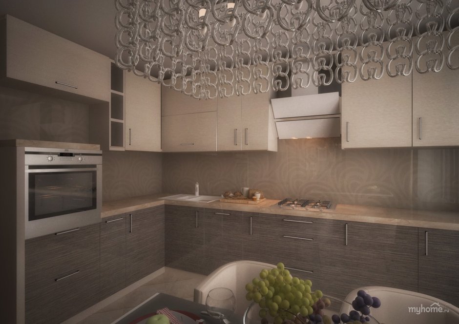 Спальня в цвете кофе с молоком