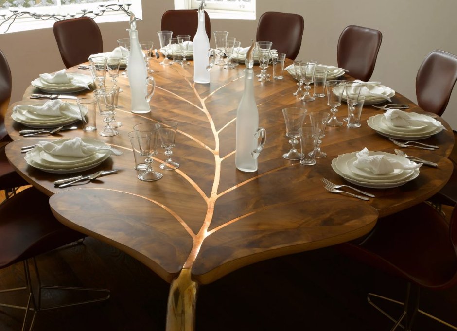 Стол Натали массив ваниль