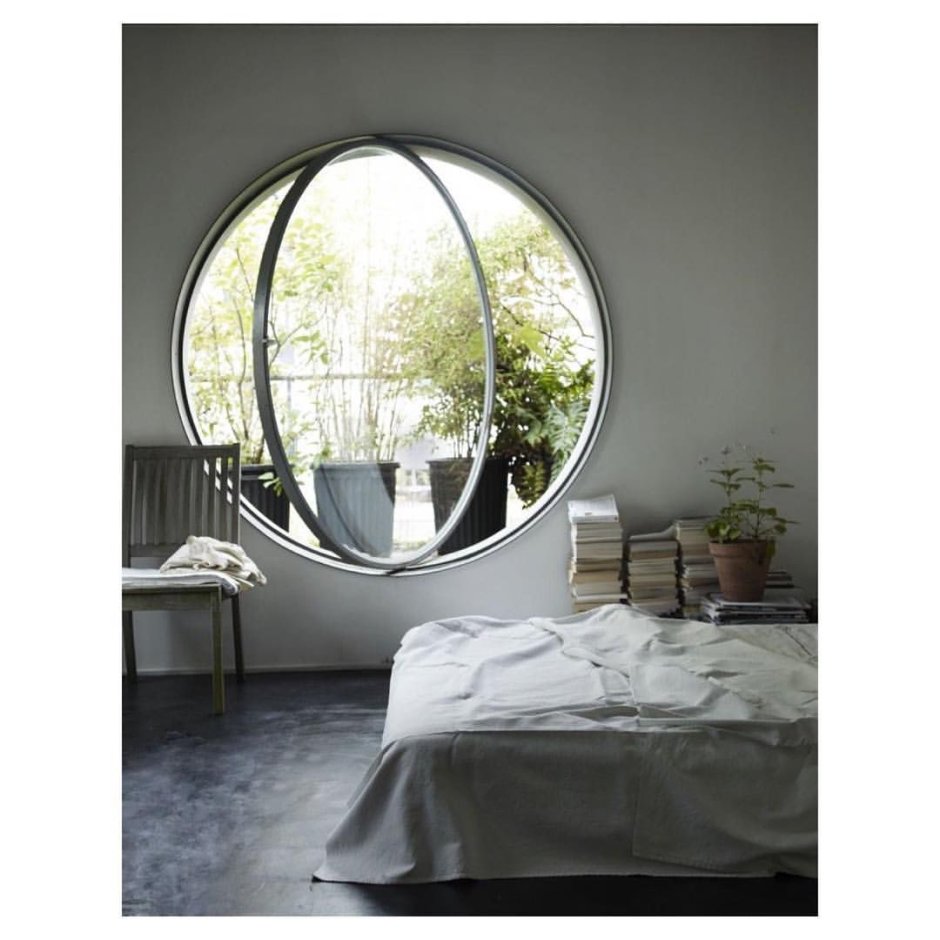 Декор круглого окна