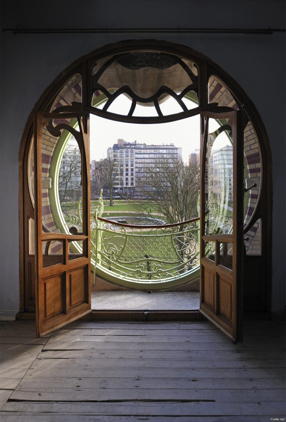 Окна в стиле арт нуво