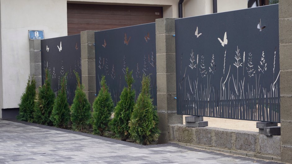 Забор плазменная резка