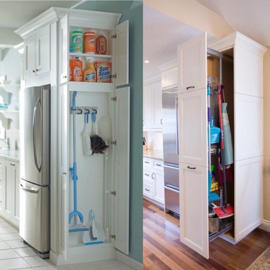 Шкаф для швабры и ведра