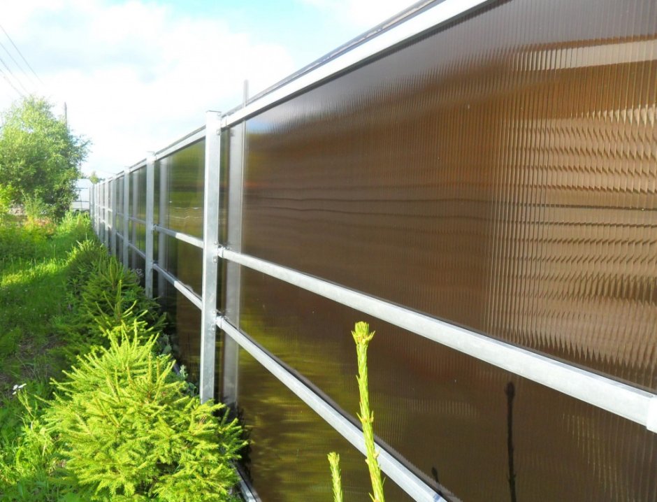 Забор поликарбонат