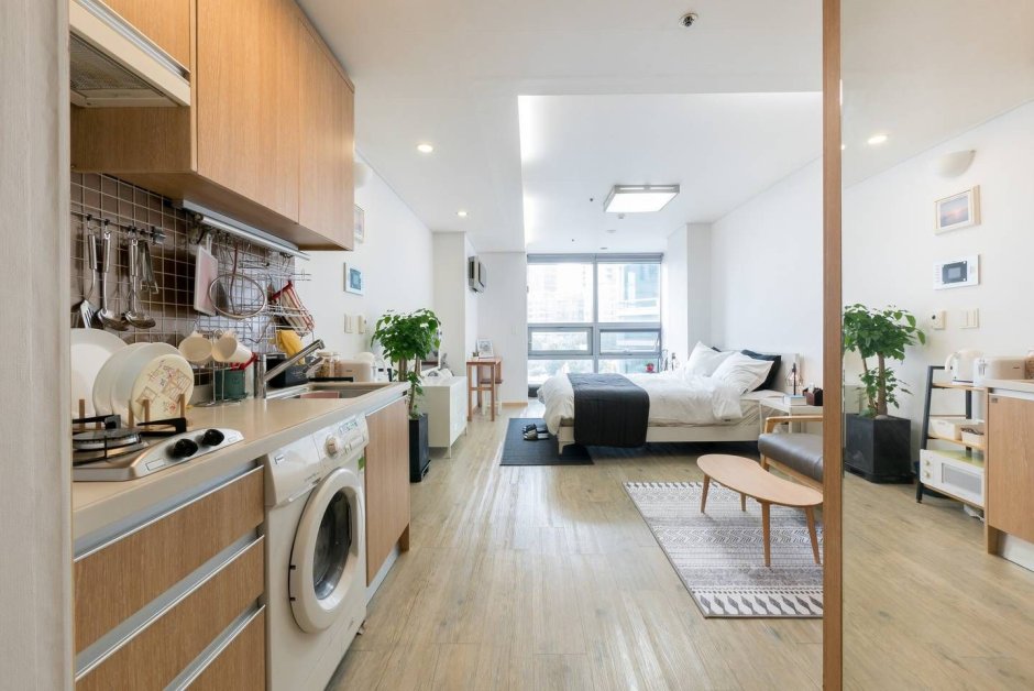 Квартира в Сеуле кухня