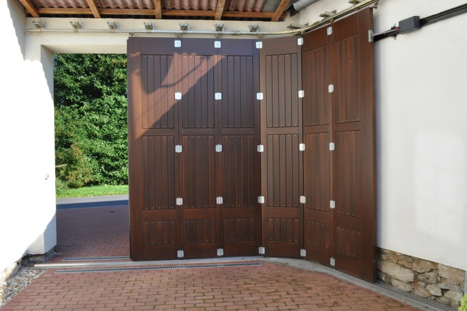 Сдвижные ворота гармошка