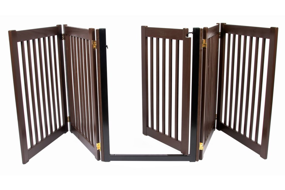 Складные деревянные ворота