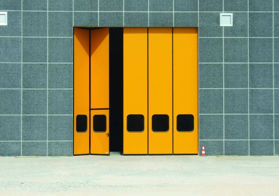 Ворота складные горизонтальные